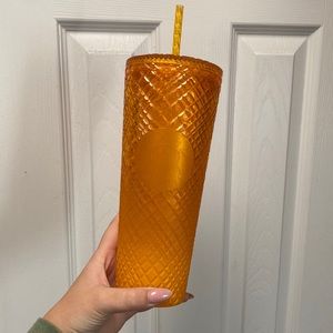 Starbucks orange ombré cup tumbler